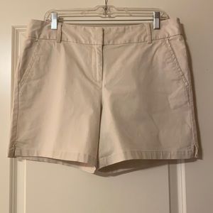 Loft stone color twill shorts size 10